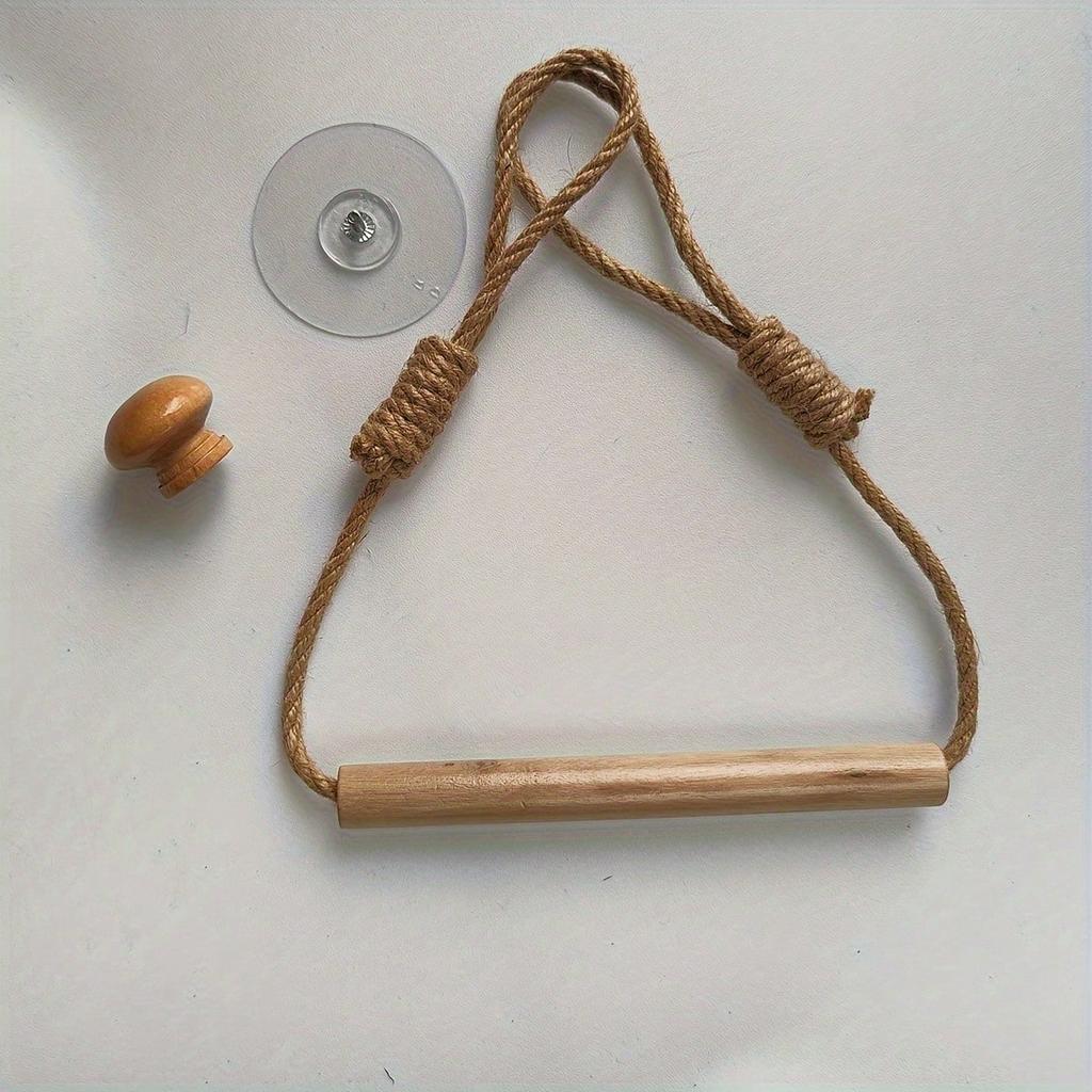 1pc Hanging Toilet Paper Rack, Toilet Roll Paper Holder, Decorative Tissue Dispenser Container, Bathroom Hanging Tissue Towel Hanger