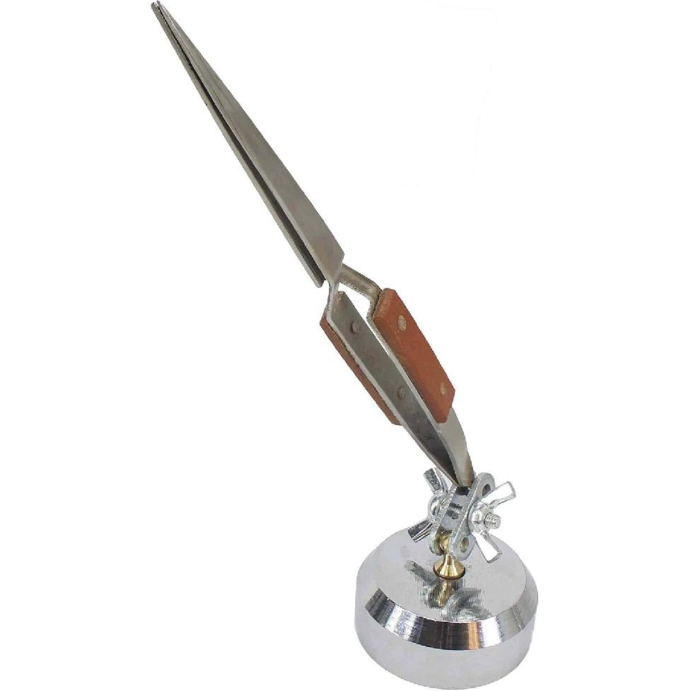 

Пинцеты третьих рук, пинцет для сварки/пайки ювелирных изделий с перекрестной фиксацией и основанием, вращающимся на 360°, комплект для ремонта ювелирных изделий (Прямо)