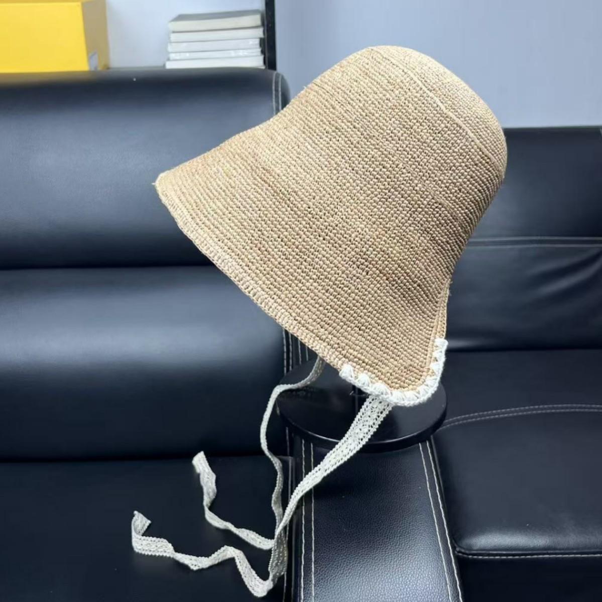 

Lace strap raffia sun hat children Internet celebrity temperament elegant sunscreen sun hat retro designer trendy 7-day no-reason return not supported