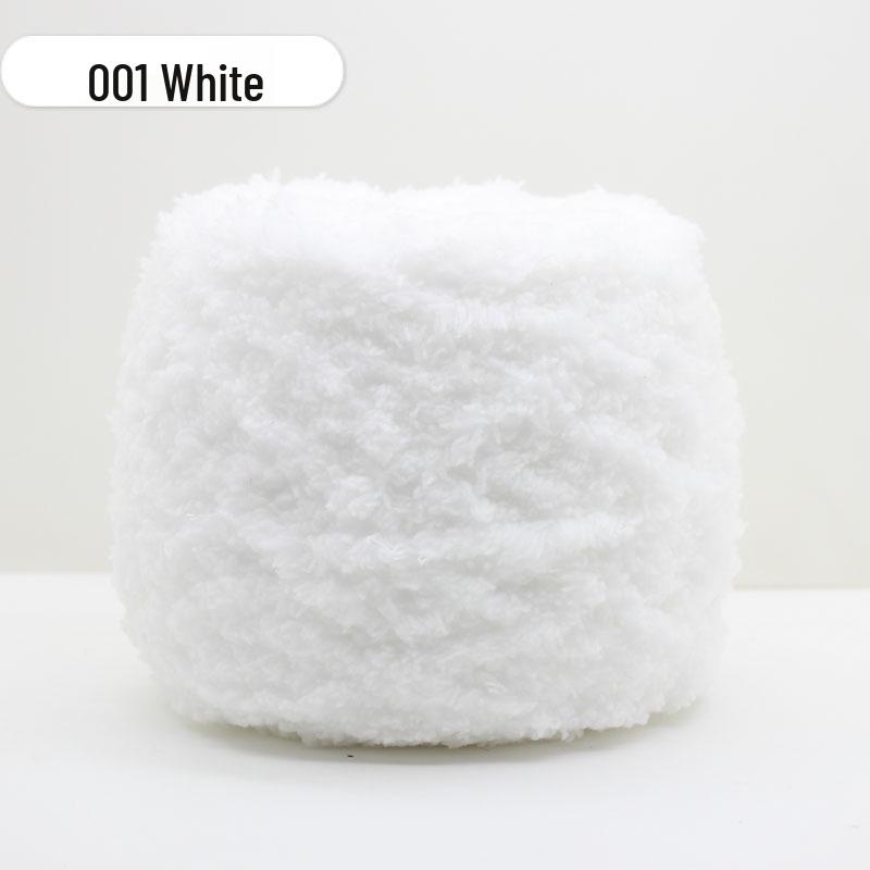 Medium-Thick Three-Strand Coral Velvet Ice Silk Plush Yarn for Hand-Knitted Baby Scarves & Vests