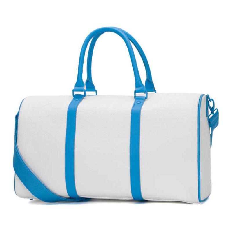 Jordan Polyester Travel Bag Medium Unisex White & Blue Jordan JD2443027AD-003