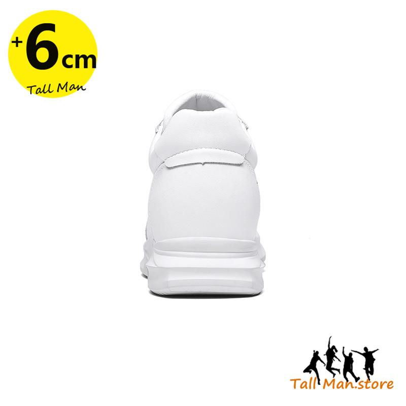 Sneakers Heightening Shoes Elevator Shoes Height Increase Shoes Leather Shoes Insoles 7Cm Man Daily Life Height Increasing Shoes