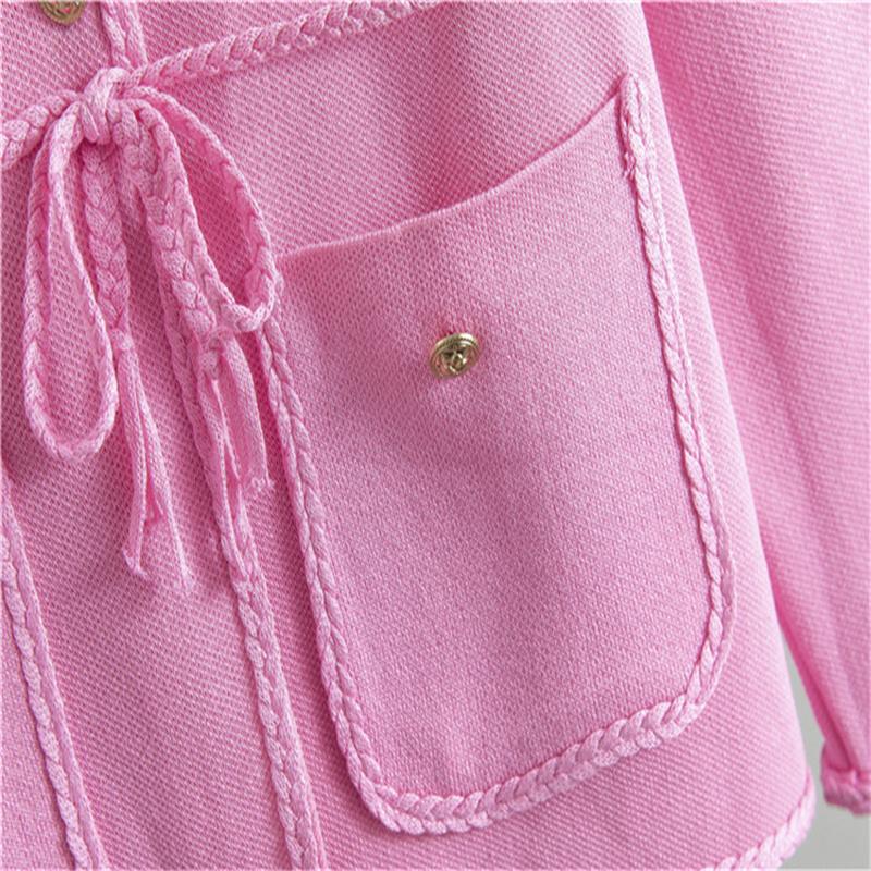 Women'S Dresses Spring And Autumn Set Casual Loose Fashion Cardigan Sweater Long Skirt Two Piece Set