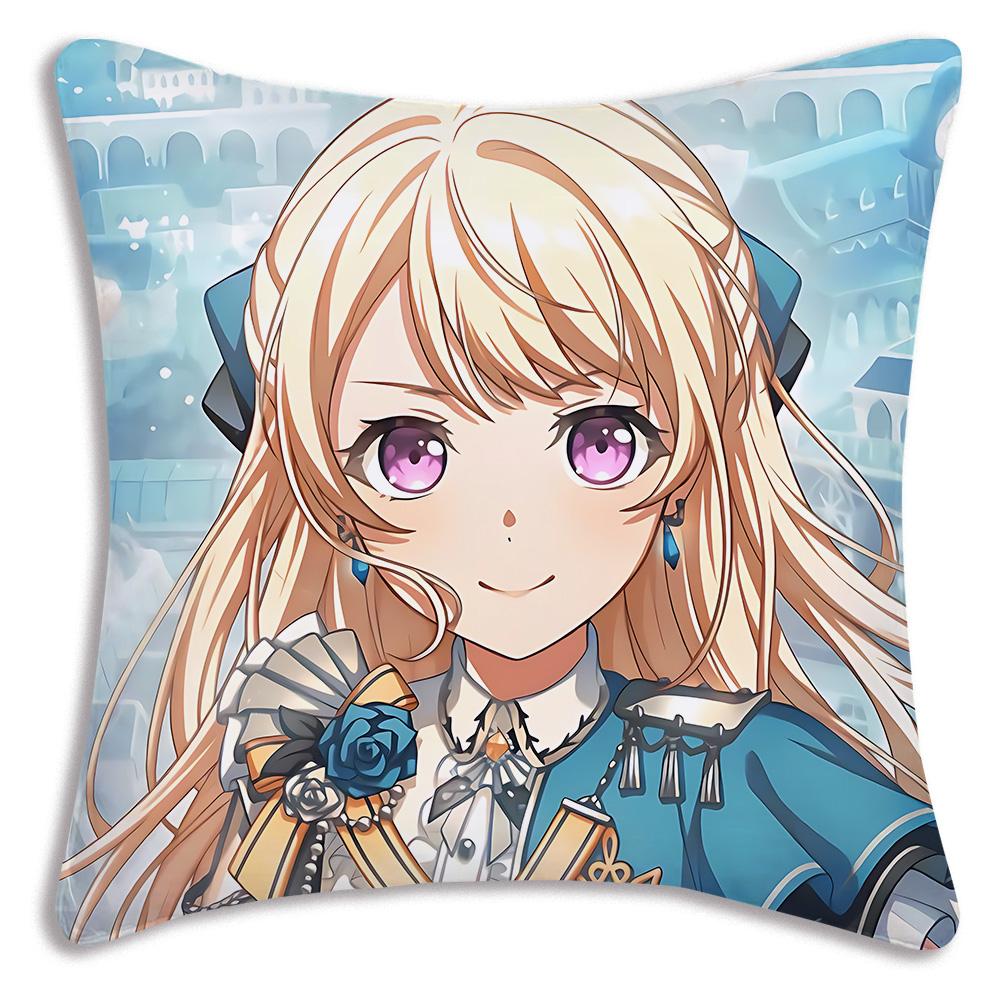 Pillow B-BangS Anime D-DreamS Covers Cartoon Sofa Decorative Home Double-sided Printing Short Plush Cute Cushion Cover