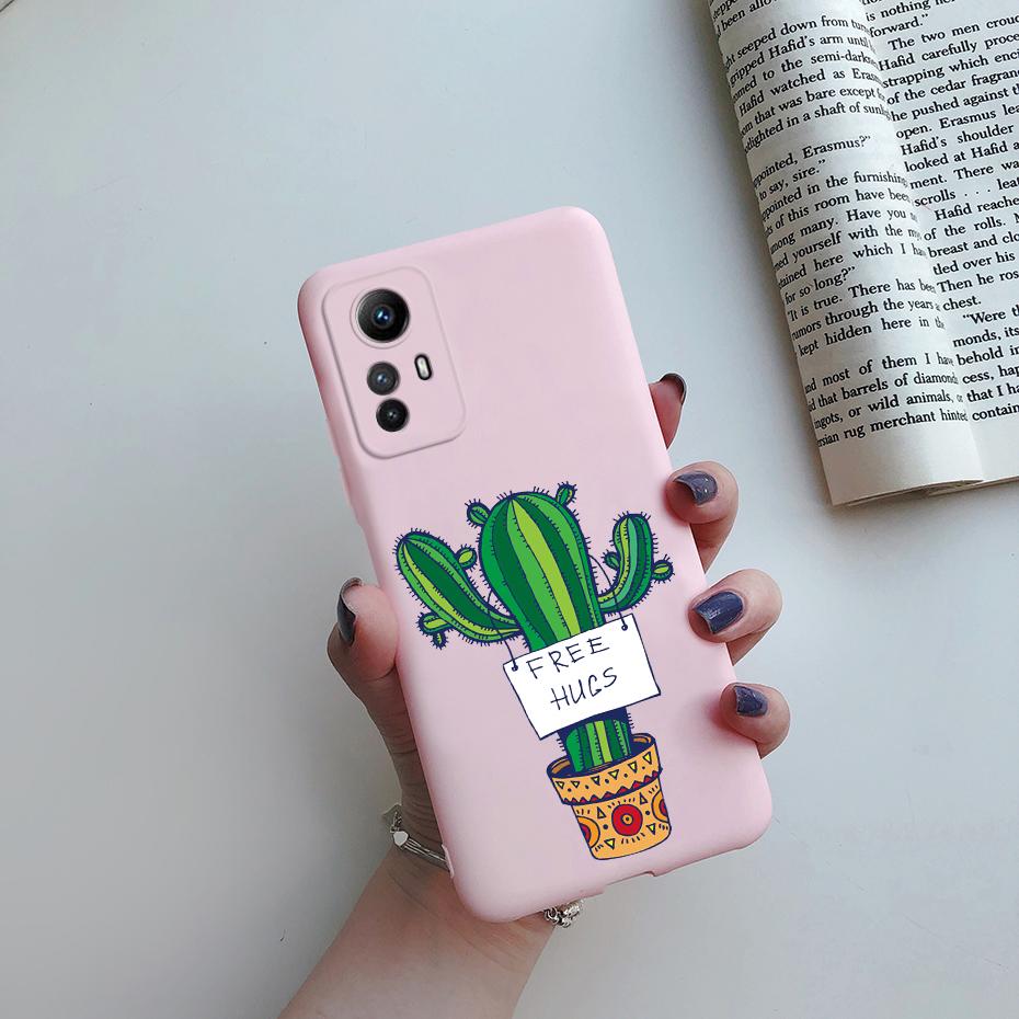 For Xiaomi Redmi Note 12S Case 4G Cat Cartoon Cute Silicone Back Cover for Redmi Note12s 2023 Fundas Note 12s 12 S 4G Soft Cases