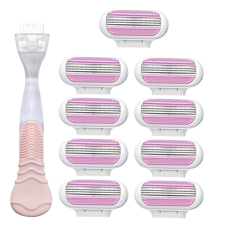 Women's Triple-Blade Razor with Replaceable Head