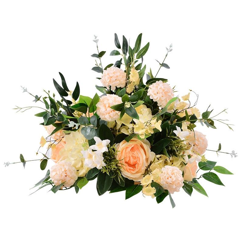 40-43cm Artificial Flower Pom Pom Table Centerpiece Decor Wedding Backdrop Silk Flower Ball Road Lead Floral Wedding Decoration