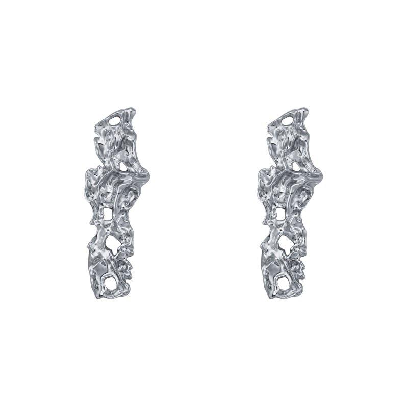 2025 Irregular Metal European & American Women's Stylish Stud Earrings