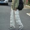 Cargo Pants Multi-pockets Tooling Pant Harajuku Men's Vintage Loose Wide Leg Pants Streetwear Casual Hip-hop Mopping Trousers