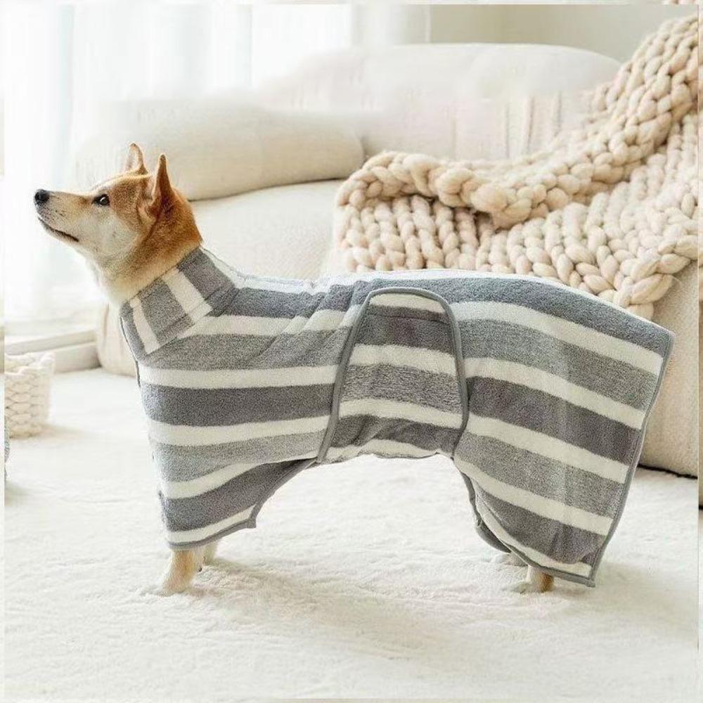 Quick Drying Bath Towels Microfiber Pet Clothes High Quality Puppy Robe  Small Medium Large Dogs