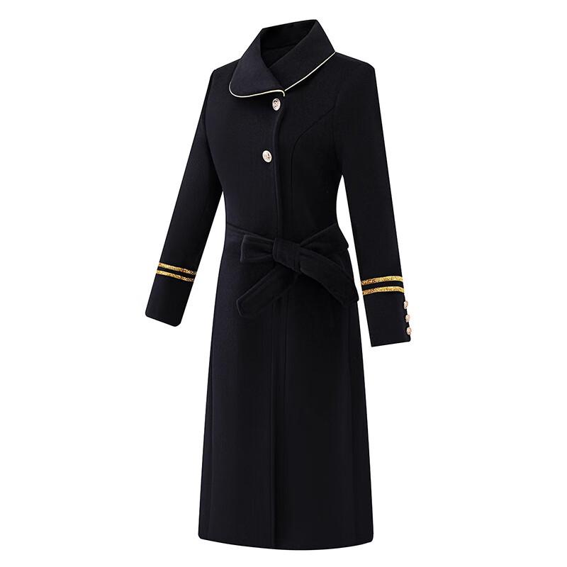 Toluoman Women's Professional Wool Blend Uniform Coat