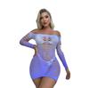 High Quality Women's Gradient Dress Girls Sexy Hip Hugging Skirt Transparent Net Lingerie Full Body Stocking