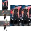Halloween Stage Costume For Men With Pure Color Design For Theatrical Performance
