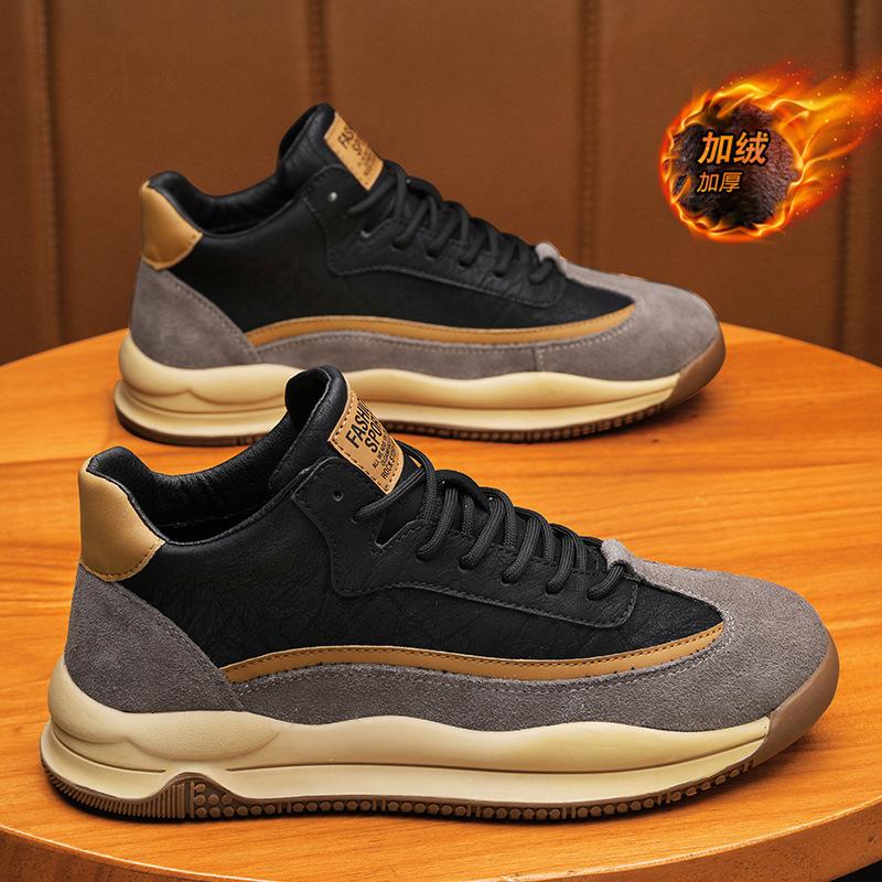 

2024 Обувь Форреста Гампа Мужские осенние кроссовки для подростков Новые повседневные и универсальные трендовые туфли на платформе для папы 44