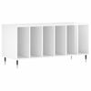 VidaXL Armoire à disques blanc brillant 100x38x48 cm bois d'ingénierie 831742