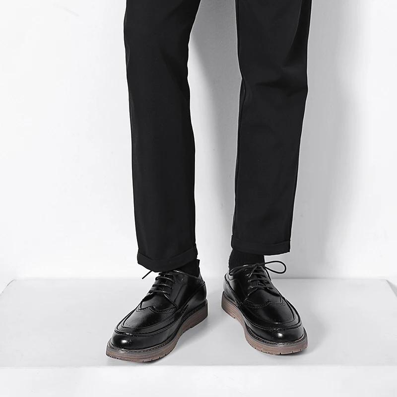 Herren Lederschuhe zum Schnüren High-End Bankettkleid Hochzeit Herren Outdoor Konferenz Business Schuhe Lässige Herrenschuhe