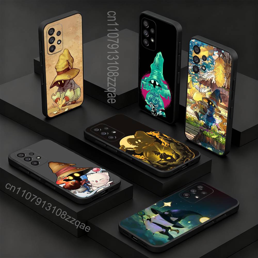 F-Finals-Fantasy Vivi Phone Case For Samsung S 9,10,21,30,22,23,24,25,26,Ultra,Plus,Lite,FE,4,5G Black Soft Case