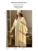 Plus Size Maternity Nightgown with Breast Pads for Postpartum, Spring, Summer, Autumn; Comfortable Labor Dress for Pregnant Women