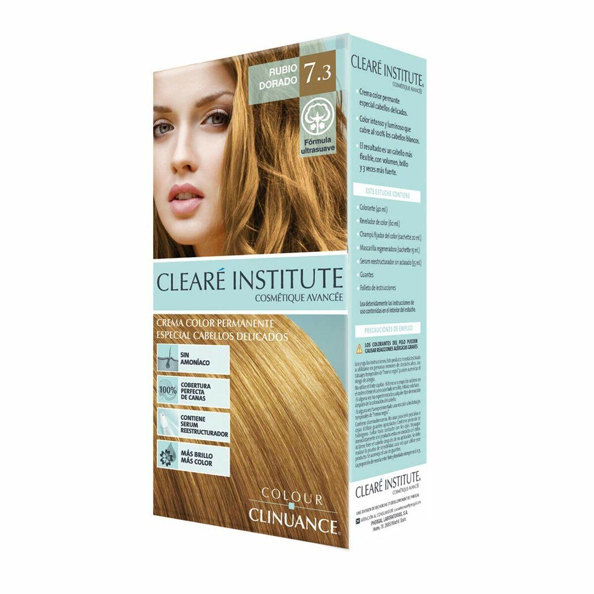 

Стойкая крем-краска Clearé Institute Colour Clinuance № 7.3 - золотистый блонд