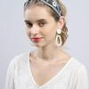 LALA Bohemian Imported Lace Hairband - Dark Green