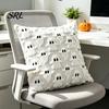 Soft Plush Couch Pillow Covers 2Pcs Halloween Ghost Cushion Covers, Throw 18x18 Decorative Inch Cases for Sofa Bed Chair Cozy