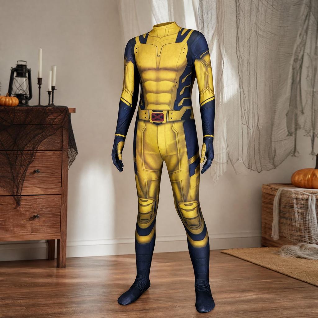 Men's Jumpsuit Costume for Halloween Stage Performance Cosplay Outfit