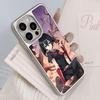 Akame Kurome Silver Plating Mobile Phone Case for iPhone 17 16 15 14 13 12 11 Air Pro Max Plus Colorful Cover