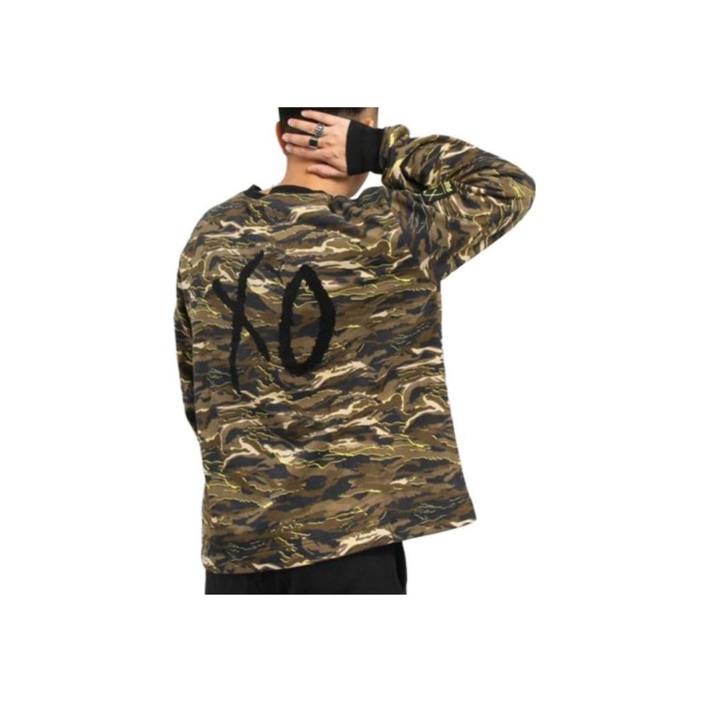 Puma X XO Oversize Crew Camouflage Casual Pullover Sweatshirt Men sweatshirt 575347-51