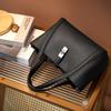2025 New Handbag Basket Bag Top Layer Cowhide Large Capacity Tote Bag Single Shoulder Handheld Crossbody Bag for Women