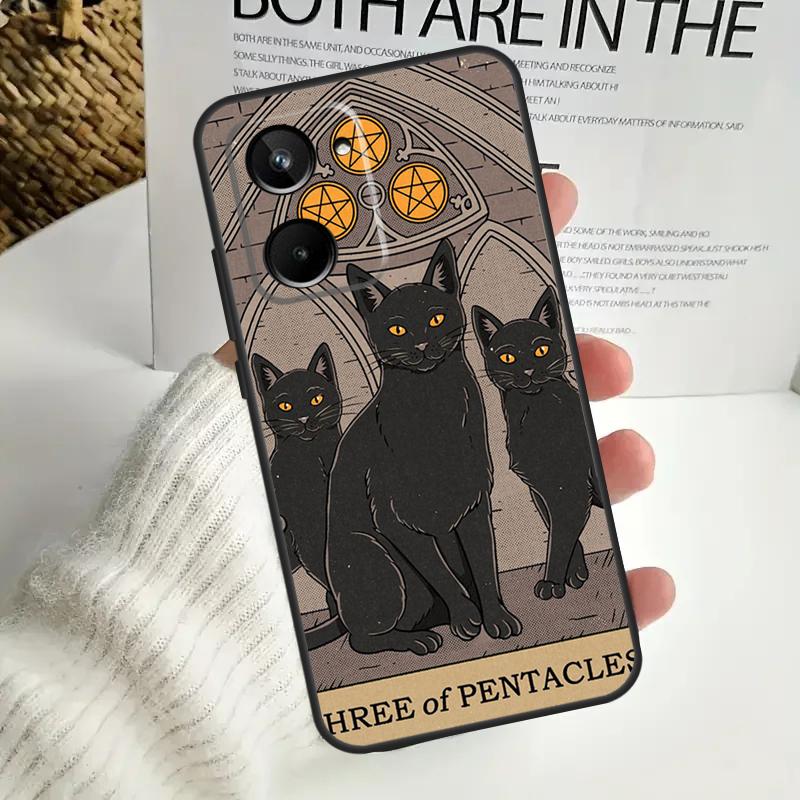 Cats Tarot Witchcraft For Realme 15 10 11 12 13 14 Pro Plus C65 C67 C63 C61 C55 C51 C53 C35 C75 GT6 GT7 Pro Case