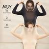 Round Neck Thermal Tops Women Long Sleeve Slim Fit Versatile Base Layer Bottoming Solid Color High Elastic Underwear