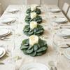 Exquisite Wreath Candle Holder Rose Eucalyptus Leaf Candlestick  Living Room Bedroom