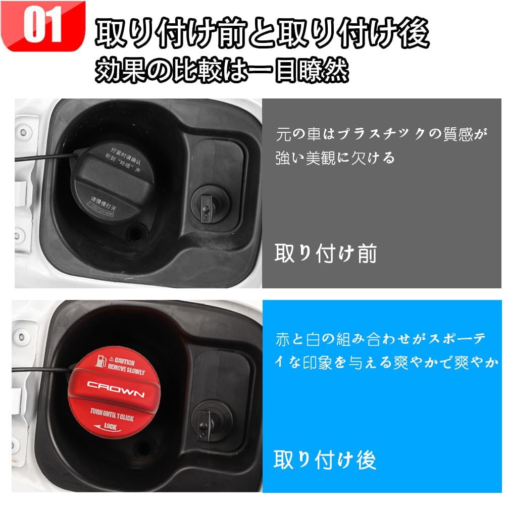 For New Crown Estate RS Z (Crown Estate) (March 2025-present) Fuel Tank Warning Cover