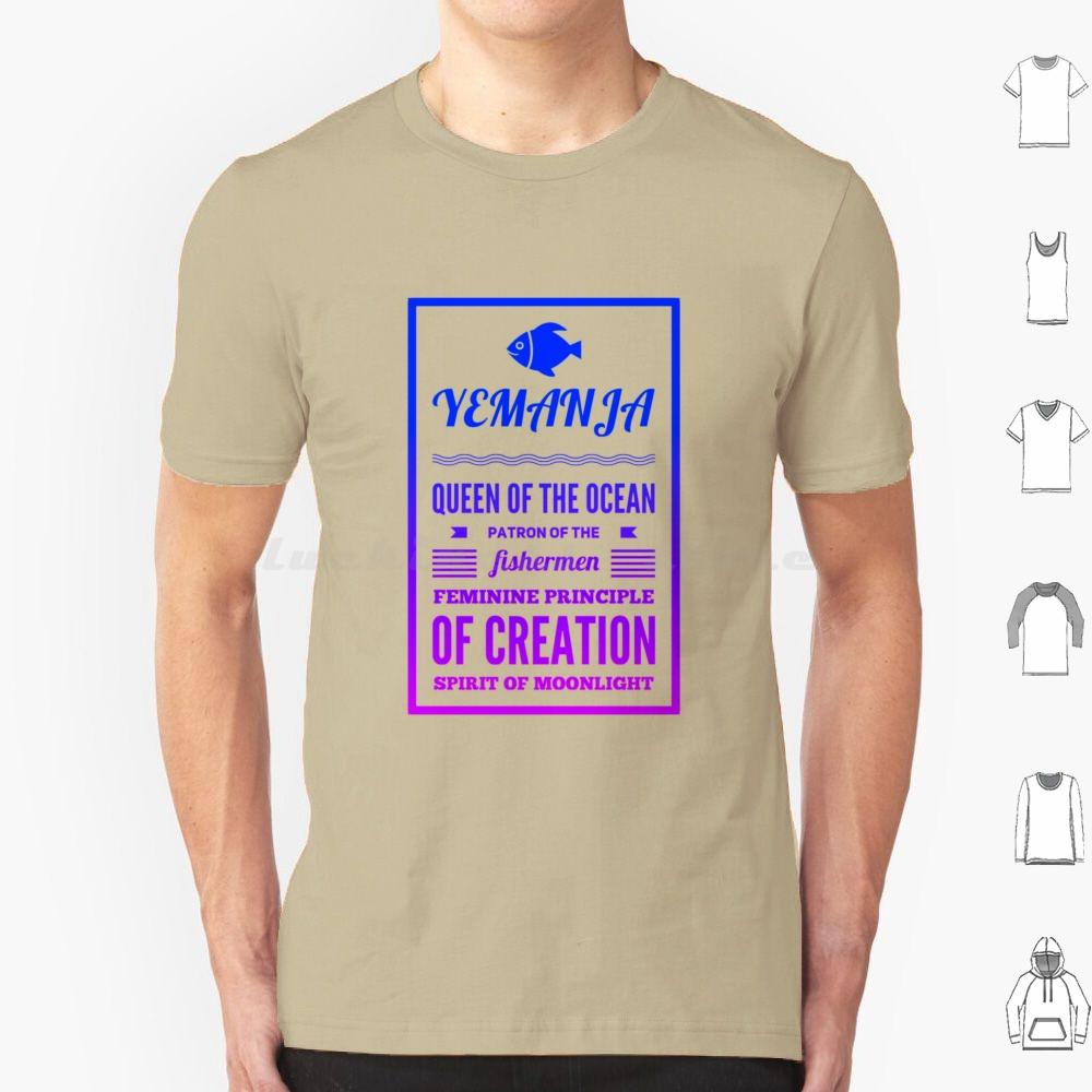 Yemanja Queen Of The Ocean T Shirt Men Women Kids 6xl Brazil Umbanda Iemanja Afro Candomblé Exú Macumba Sea Yoruba Africa