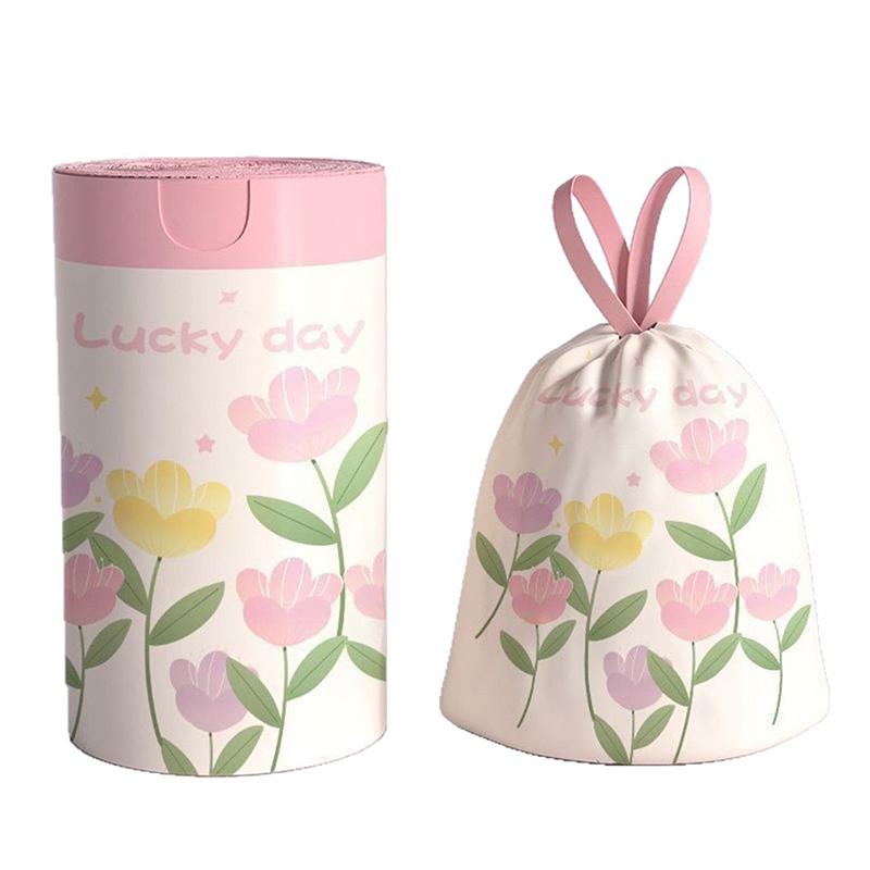 Bedruckter Verdickter Tragbarer Müllbeutel Cartoon Zuhause Küche Badezimmer Einweg Kordelzug Müllbeutel