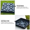 Heat Dissipation Planting Pot Premium Plastic Growing Tray Black Planter Toughness High Strength Suitable Parking Lot Roof