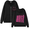 Walls Fashion Unisex and Women New Pattern Brand Printed Comfortable Neutral Street Hip-hop Sports Sales High-qualityzipper Sweater