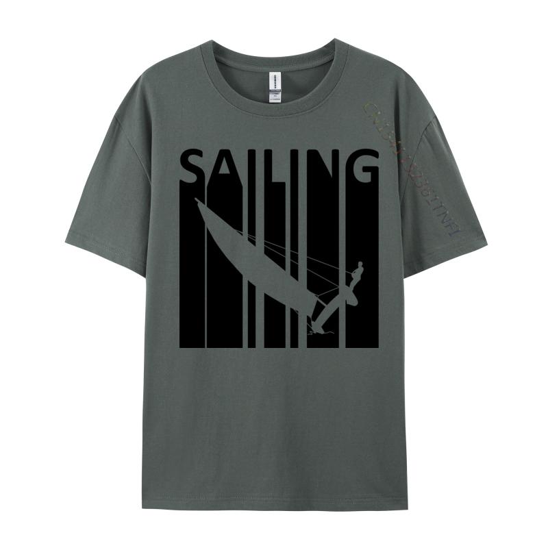 Sailing Kat Sailing Tshirts Bold Style Premium Cotton Men Tops T Shirt Novelty Design Autumn T Shirt