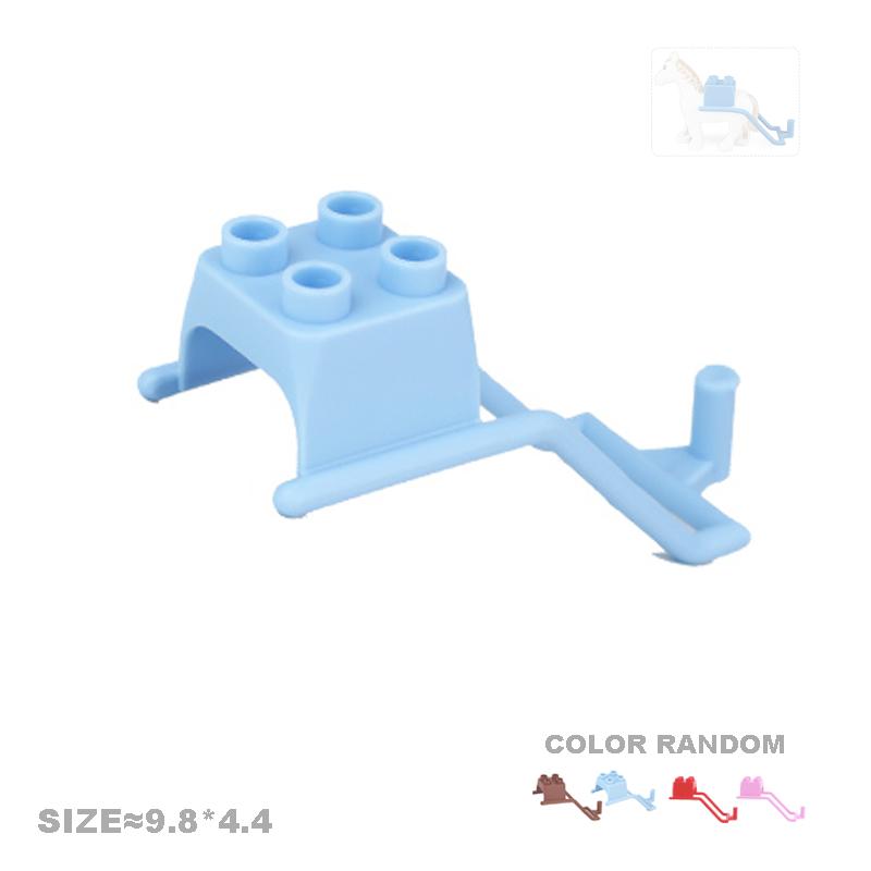 Play House Big Building Blocks Furniture Accessories Utensil Table Chair Compatible Sets Bricks Assemble Toys For Children Gifts