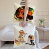 Illustrations Of Everyday Life Cushion Cover Anti-dustmite Pillowcase Invisible Zipper Silky Short Plush Sofa Cushion Cover