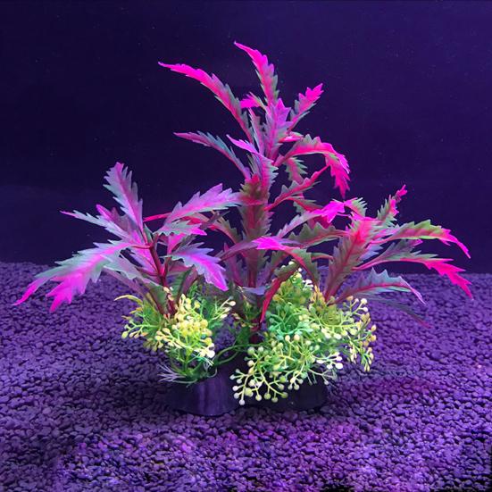 Yousheng Aquarium Ornament High Simulation Decorative Anti-fade Fake Water Grass Fish Tank Decoration for Home Decor