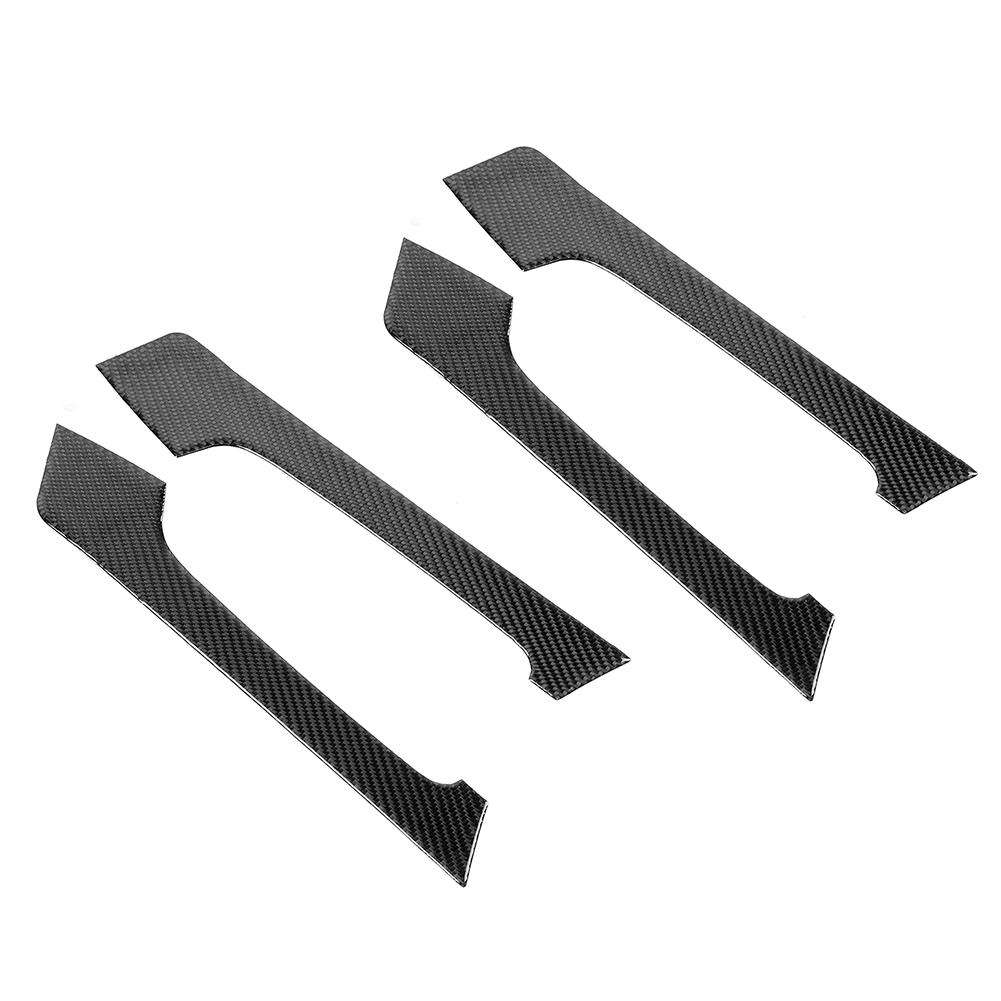 

4 шт. Накладки на внутренние ручки из углеродного волокна, подходят для Toyota Land Cruiser Prado 2010 2018