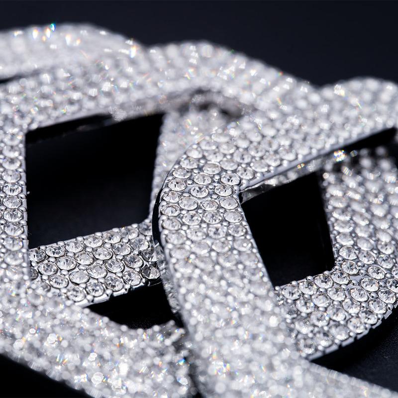 Steering Wheel Bling Crystal Emblem, Shiny Auto 3D Metal Logo Sticker Decals fit for Renault