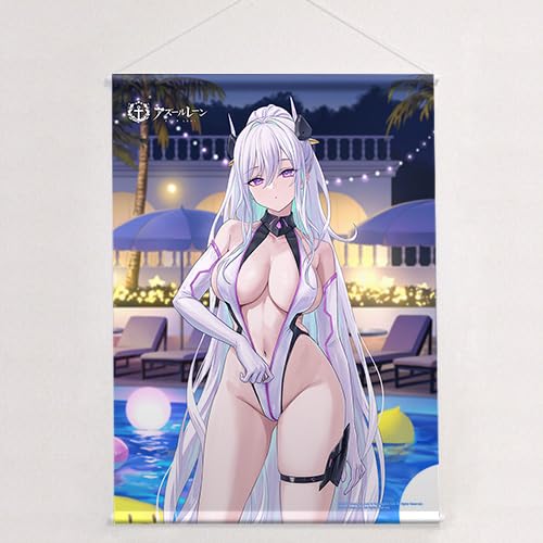 Keith Azur Lane Original B2 Tapestry W Suede Approximately Width 51 X Height 72cm Made of Polyester (Kearsarge/Nightpool)