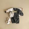 Baby Herbst Winter Fleece Sweatshirt & Bloomers Set - Unisex Sportbekleidung