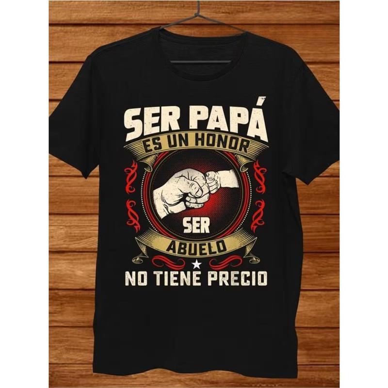 Being a Dad Is An Honor Being a Grandpa Is Priceless Vintage Graphic T-Shirt Unisex T-Shirt M