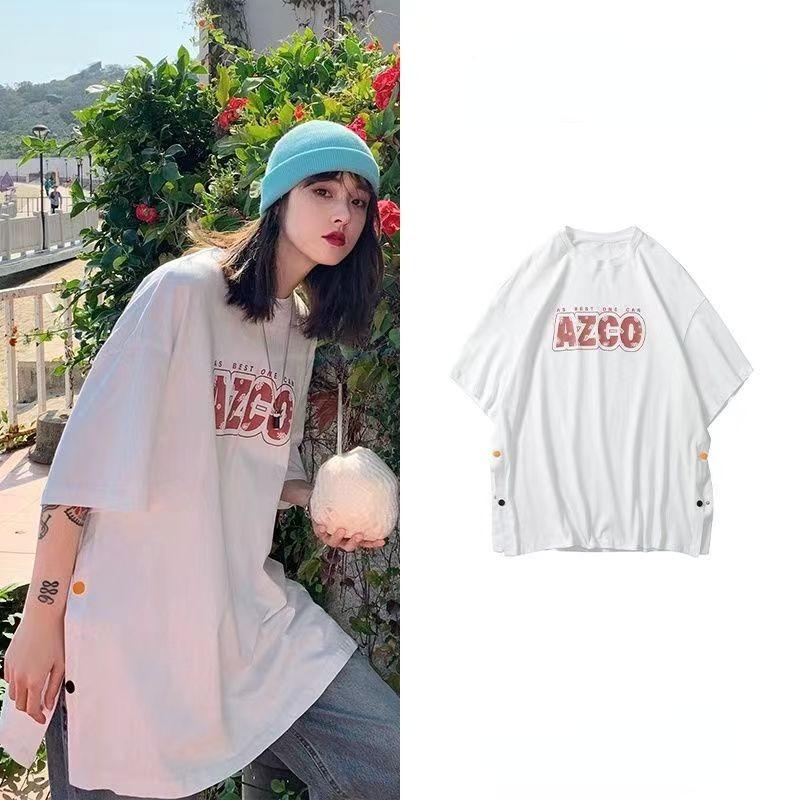 Женская футболка с буквенным принтом — фото 6