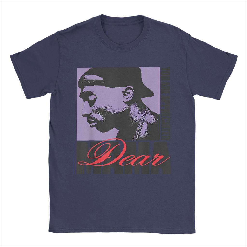 Funny Rapper 2pac Music T-Shirt For Men Women Round Neck Short Sleeve Tops Tupac 100%Cotton Summer Clothing