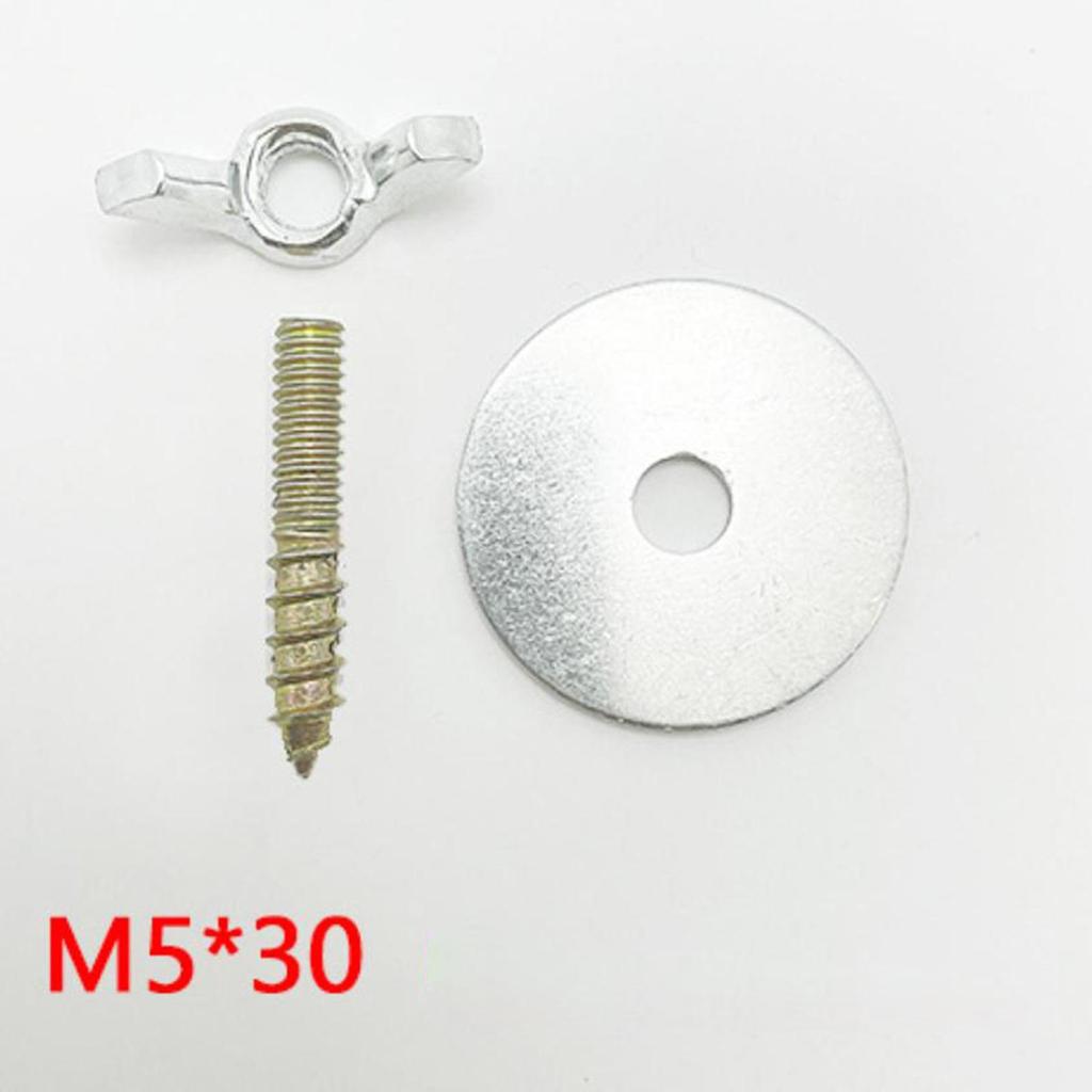 10Pcs Bird Perches Fitting Screws Nut Kits M5*30 for Rack Exercise Platform