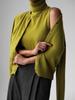 European-American High Neck Knit Sweater Cardigan Set for Spring/Autumn 2026 - Women's Long Sleeve Top + Cardigan